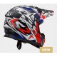 CASCO CROSS BAMBINO LS2 MX437J FAST MINI STRONG BIANCO ROSSO BLU - WHITE RED BLUE