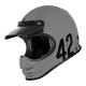 CASCO ORIGINE VIRGO DANNY INTEGRALE Vintage anni '70 GRIGIO LUCIDO - GLOSS GREY