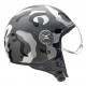 CASCO JET HEVIK CAMOUFLAGE VISIERA AD OCCHIALE ANTIGRAFFIO 