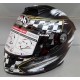 CASCO INTEGRALE AIROH GP 500 CHECK BLACK MATT- NERO 