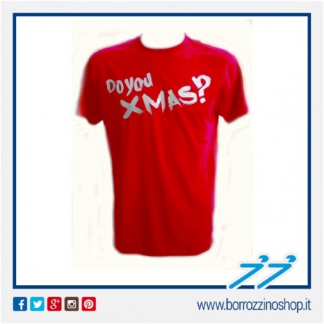 T-SHIRT VESPA XMAS COLLECTION COLORE ROSSO