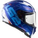 CASCO INTEGRALE MOTO IN FIBRA COMPOSITA LS2 FF323 ARROW R TECHNO WHITE BLUE CON PINLOCK INCLUSO