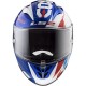 CASCO INTEGRALE MOTO IN FIBRA COMPOSITA LS2 FF323 ARROW R TECHNO WHITE BLUE CON PINLOCK INCLUSO