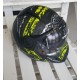 CASCO AIROH J106 CRUDE YELLOW MATT - GIALLO OPACO DOPPIA OMOLOGAZIONE