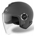 CASCO AIROH URBAN JET HELIOS ANTRACITE OPACO DOPPIA VISIERA TRASPARENTE ED ANTISOLE