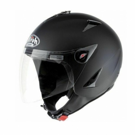 CASCO JET AIROH JT NERO OPACO